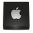 Disc Apple Black Icon 48x48 png